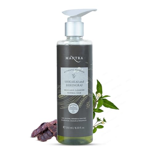 Mantra Herbal Shikakai and Bhringraj Mild Hair Cleanser For Normal Hair 250 ml - Image 1