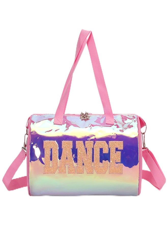 SEHXIM Cute Dance Ballet Bag Large Capacity Fashion Tote Bag Waterproof Travel Bag Yoga Bag Dance Duffle Bag, Ballet Bags for Girls (Pink) - Image 1
