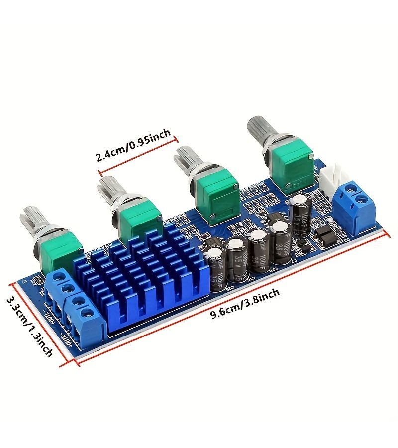 1 قطعة لوحة مضخم رقمي ستيريو عالي الدقة TPA3116D2 موديل صوت فئة D بقدرة 50 واط × 2 لوحة نغمات عالية الطاقة مؤثرات صوتية لعيد الميلاد وعيد الهالوين وعيد الفصح مستلزمات صوتية - Image 5