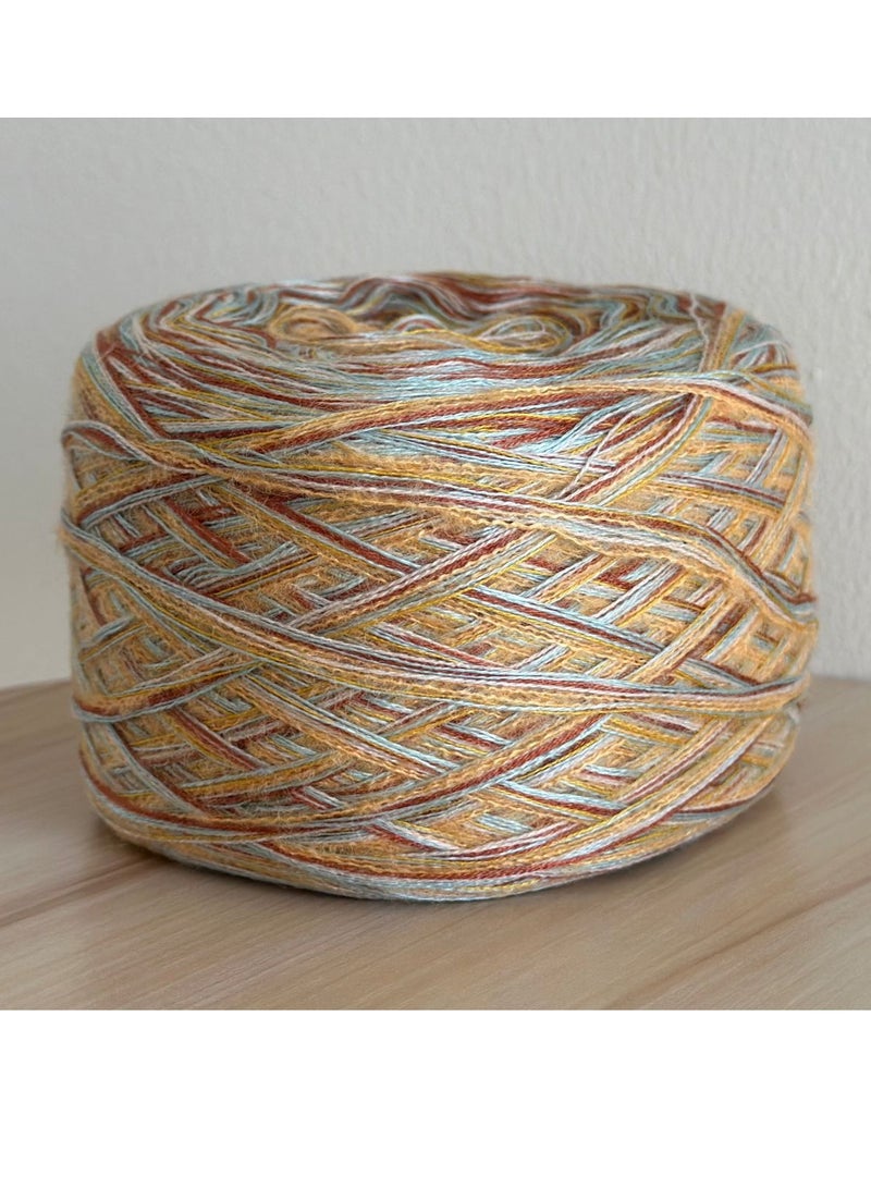 50g mercerized cotton for crochet and knitting, super soft yarn (Autumn) - Image 1