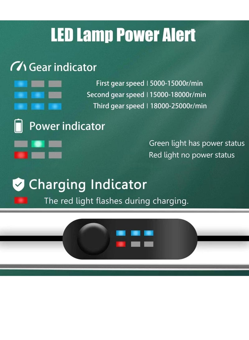 Zikra Electric Engraving Pen with 36 Templates, 25W Cordless Etching Engraving Tool Mini Speed Control Usb Rechargeable Mini Professional Jewelry Engraving Machine Wood Metal Glass Stone - Image 3
