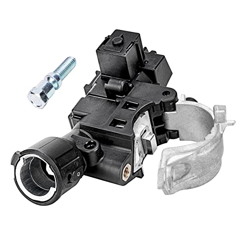 Qagea Ignition Lock Housing with Anti-theft Bolt Replaces 989-019 9L8Z3511A 9L8Z-3511-A ZZDB66160 fit for 2008-2012 Ford Escape, 2008-2011 Mazda Tribute, 2008-2010 Mercury Mariner, 2009-2011 Ford Focus - Image 1