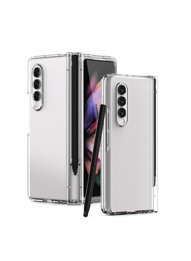 S-TOP Case For Samsung Galaxy Z Fold3 5G Macaron Hinge Phone Case with Stylus Pen Fold Edition & Protective Film - Image 1