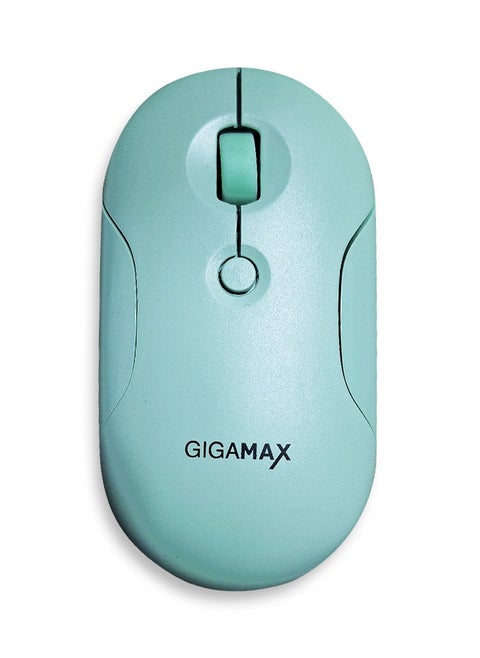 Wireless Desk office Mouse, G-1200, 1600 DPI Wired/Wireless Functional Mouse with 3 Modes Connectivity, Bluetooth and 2.4G Wireless, 4 Macro Buttons, Long Lasting Rechargeable Battery Capacity and for PC/Mac/Laptop , Green