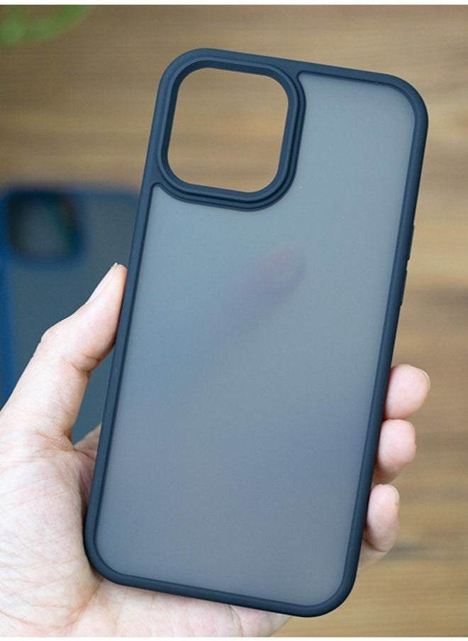 Color Fans Case for iPhone 14 Pro Max Shock-Proof and Drop-Proof Mobile Phone Protection Case Matte Edge Protective Cover Black  - Image 2