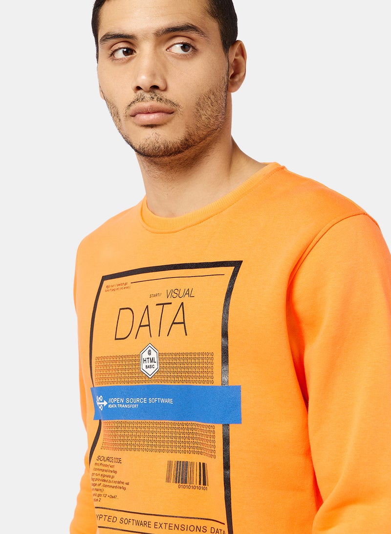 TOWN TEAM Graphic Print Sweatshirt - Image 3