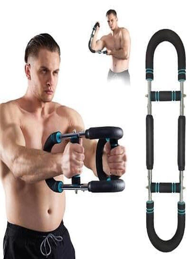 MEVITHS Chest Expander Resistance Power Twister Bar - Adjustable Hydraulic Arm Exerciser for Upper Body Strength Training Home Gym Equipment for Chest, Arms, Shoulders & Back Workouts (Arm Exerciser) - Image 1