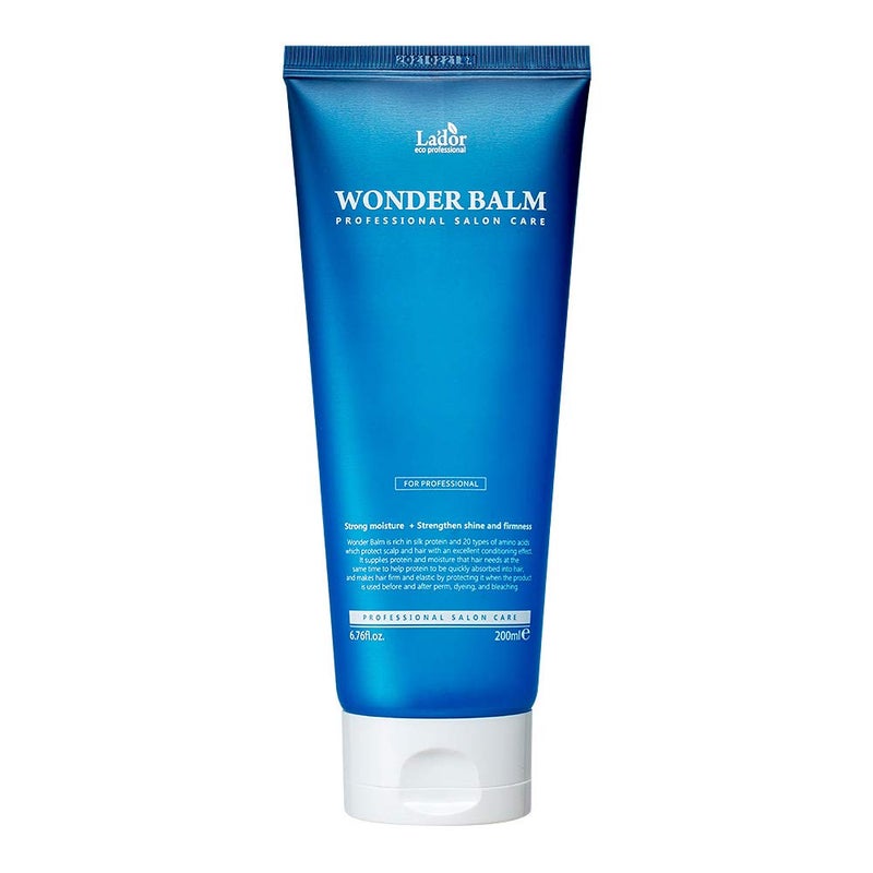 LADOR Wonder Balm 200ml Hair Treatment Conditioner Moisturizing Silk Protein Intensely Nourishes Curls With Irreplaceable Substances Restores Softness for Beautiful and Healthy Hair