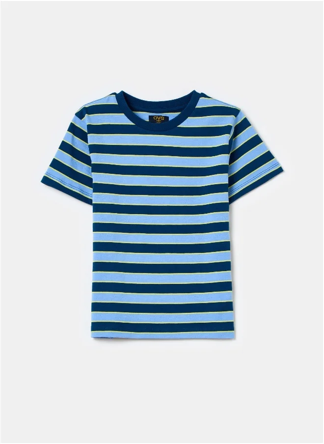 او في اس Ovs T-Shirt S/ Poseidon Blue/