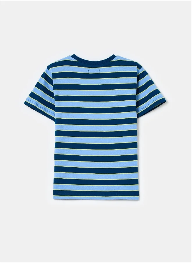 او في اس Ovs T-Shirt S/ Poseidon Blue/