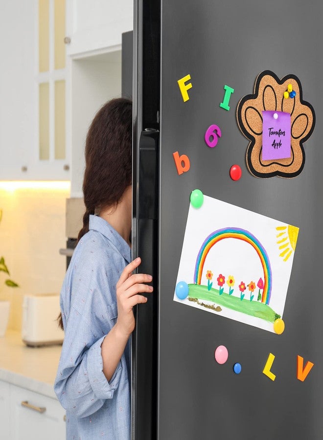 Yookeer Decorative Cork Bulletin Board for Walls Memo Bulletin Pin Board Dog Paw Shape Bulletin Cork Board for Office Home Kitchen (2 Pieces) - Image 5