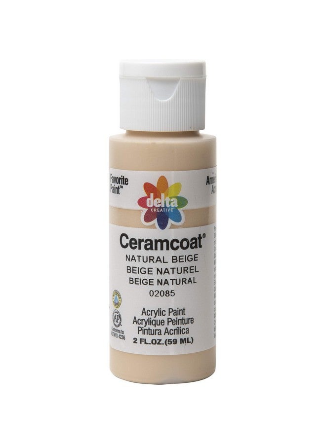 Delta Creative 02085 Ceramcoat Acrylic Paint In Assorted Colors 2 Oz Natural Beige - Image 1