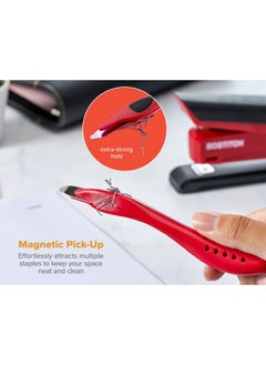 Bostitch Bostitch Office Bostitch Professional Magnetic Easy Staple Remover Tool, 3 Pack, Black Blue and Red Colors Included, Staple Puller Stick for Office Home & School.  - Image 5
