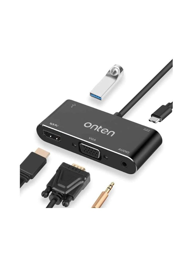 onten - HUB Onten 5 IN 1 Type C OTN-9573S - Image 1