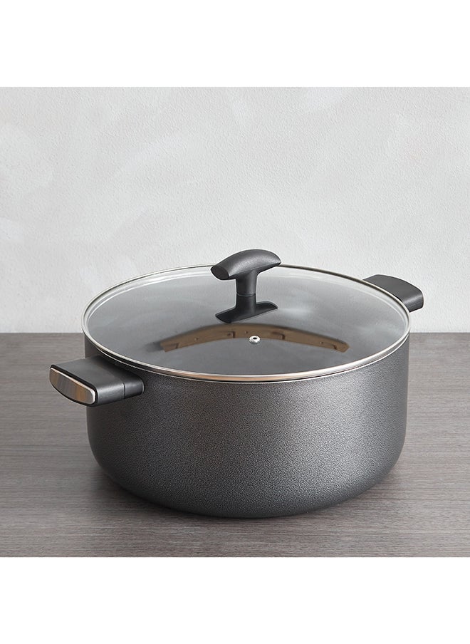 Home Box Lisbon Non-Stick Stock Pot with Glass Lid 32x15x36 cm  - Image 2