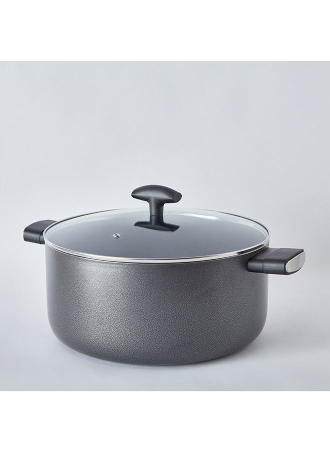 Home Box - Lisbon Non-Stick Stock Pot with Glass Lid 32x15x36 cm - Image 1