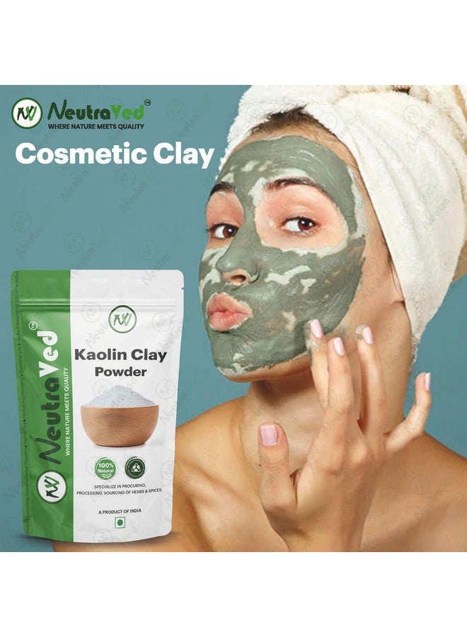 NeutraVed Kaolin Clay Powder - 200G | Natural, Chemical-Free Face Pack & Skin Care | China Mitti That May Help Acne & Blackheads - 200 Grams - Image 3