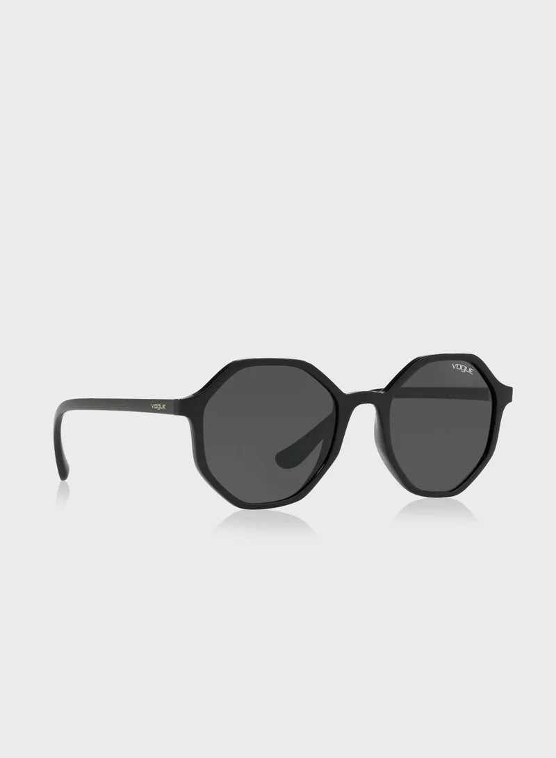 Vogue Eyewear 0VO5222S Hexagonal Sunglasses