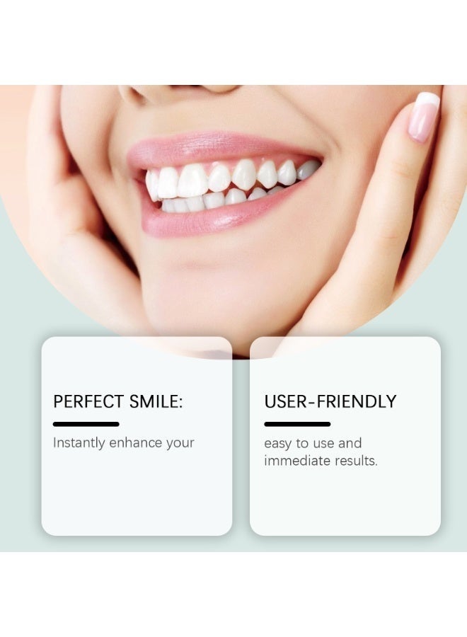 ORALHOE طقم قشور الأسنان الفورية القابلة للتعديل: أسنان صناعية من السيليكون مريحة وتبدو طبيعية لإعادة تأهيل الأسنان - Image 4