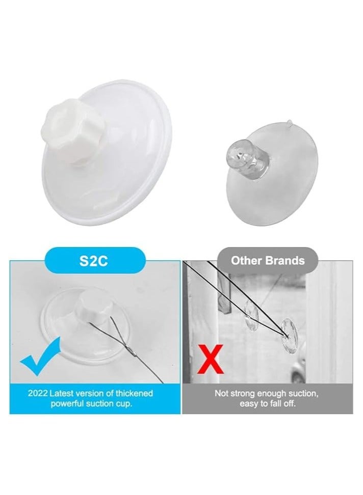 S2C Cat Window Bed, Perch Window Seat Suction Cups Space-Saving Cat Hammock Pet Resting Seat Safety Cat Shelves - Offering 360-degree Sunbathing for Cats up to 22 kgs (WITHOUT CUSHION) - Image 4