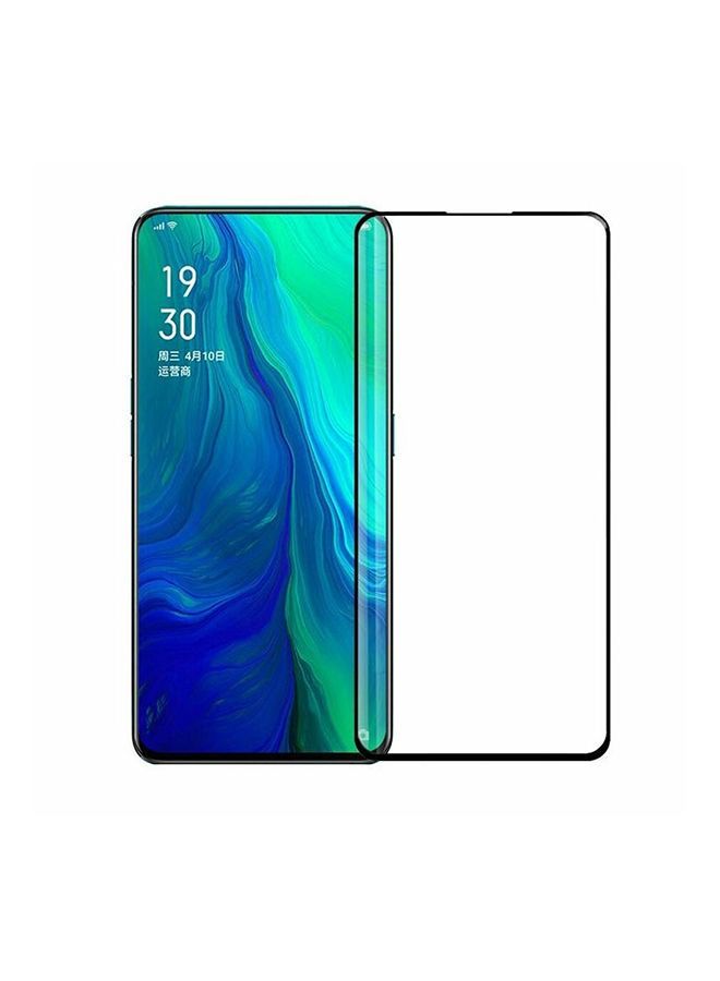 Screen Protector Tempered Glass For Oppo Reno2 Clear/Black
