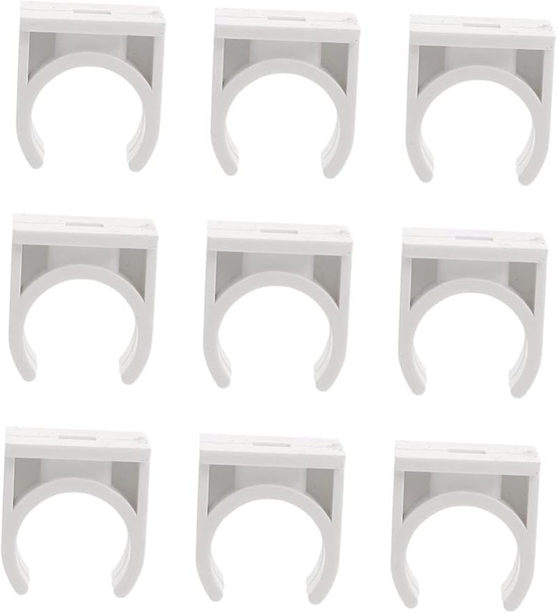 U Shape Pipe Clamp Support 2 5X2 5cm Hose Holder Easy Installation Lightweight - Image 2