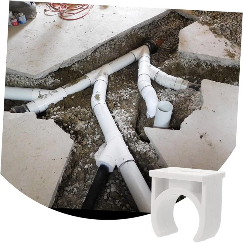 U Shape Pipe Clamp Support 2 5X2 5cm Hose Holder Easy Installation Lightweight - Image 3