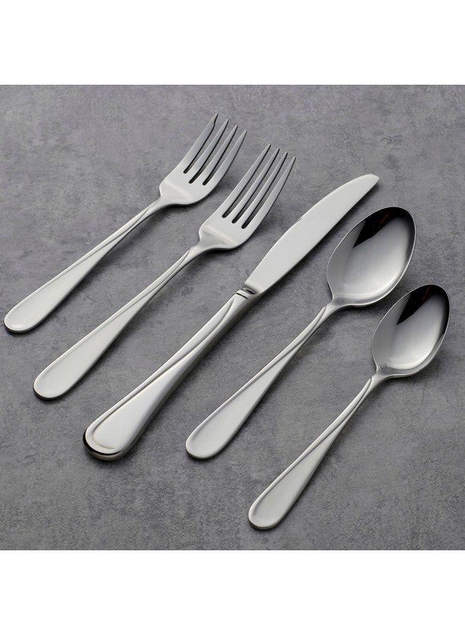 ONEIDA Oneida 2865045AL20 Flight 45 Piece Everyday Flatware Set, Service For 8  - Image 3