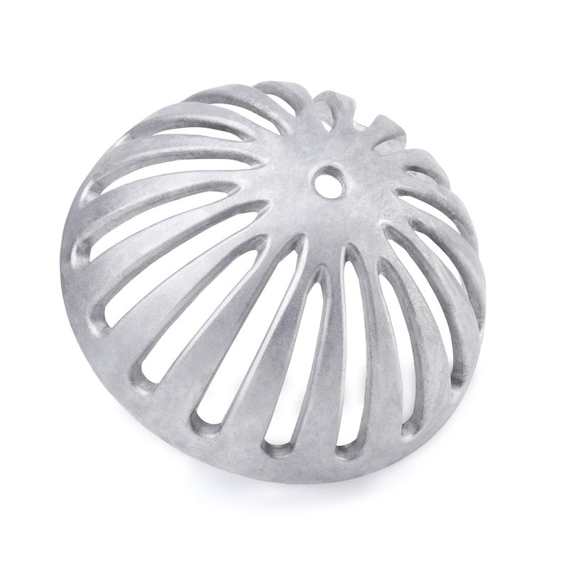 osseph Heavy Duty Aluminum Dome Drain Cover Floor Sink Strainer Floor Drain Strainer Floor Drain Cover for Restaurant Home Garden Kitchen Bar Buffet or Food Service 512 W x 214H1PCS