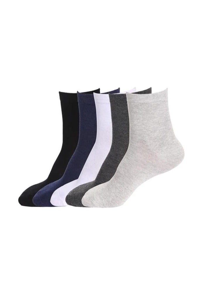 Non Slip Middle Liner Ultimate Calf Socks White/Navy