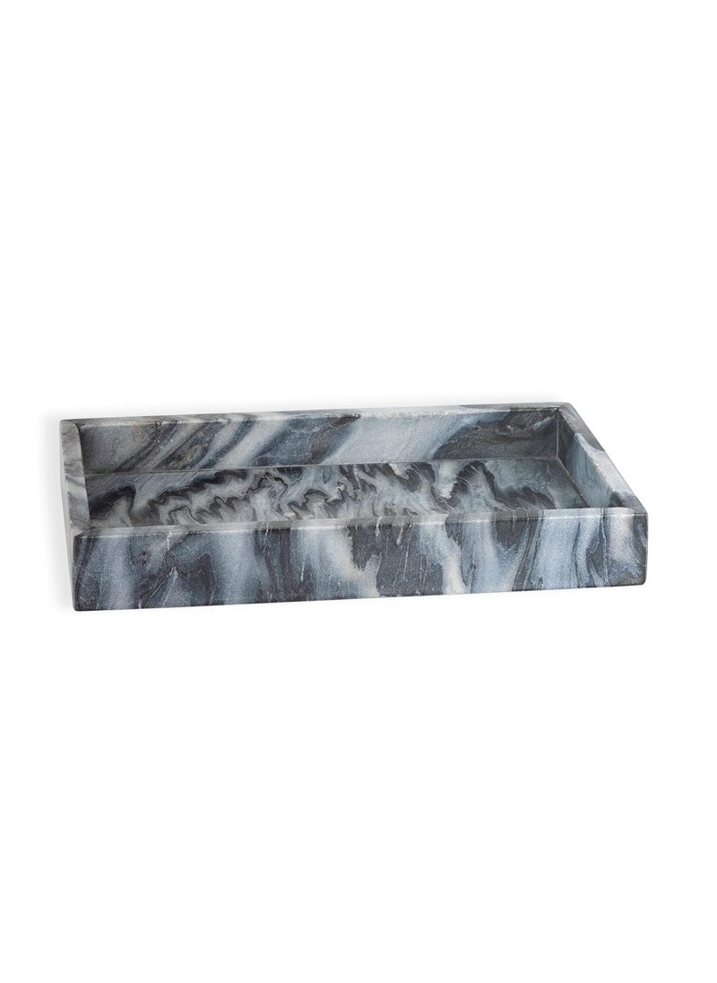 FILLDGAP FILLDGAP Ash Grey Marble Bathroom Accessories Tray  - Image 1