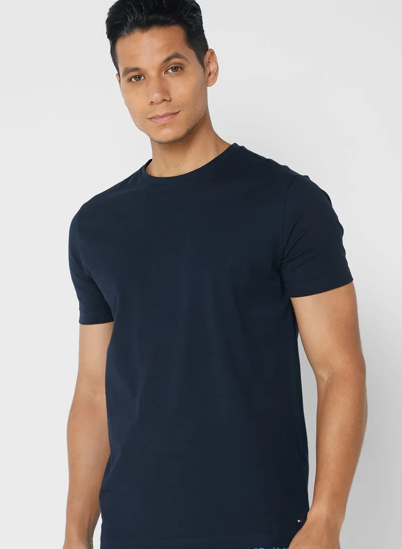 TOMMY HILFIGER Logo T-Shirt & Trunks With Socks