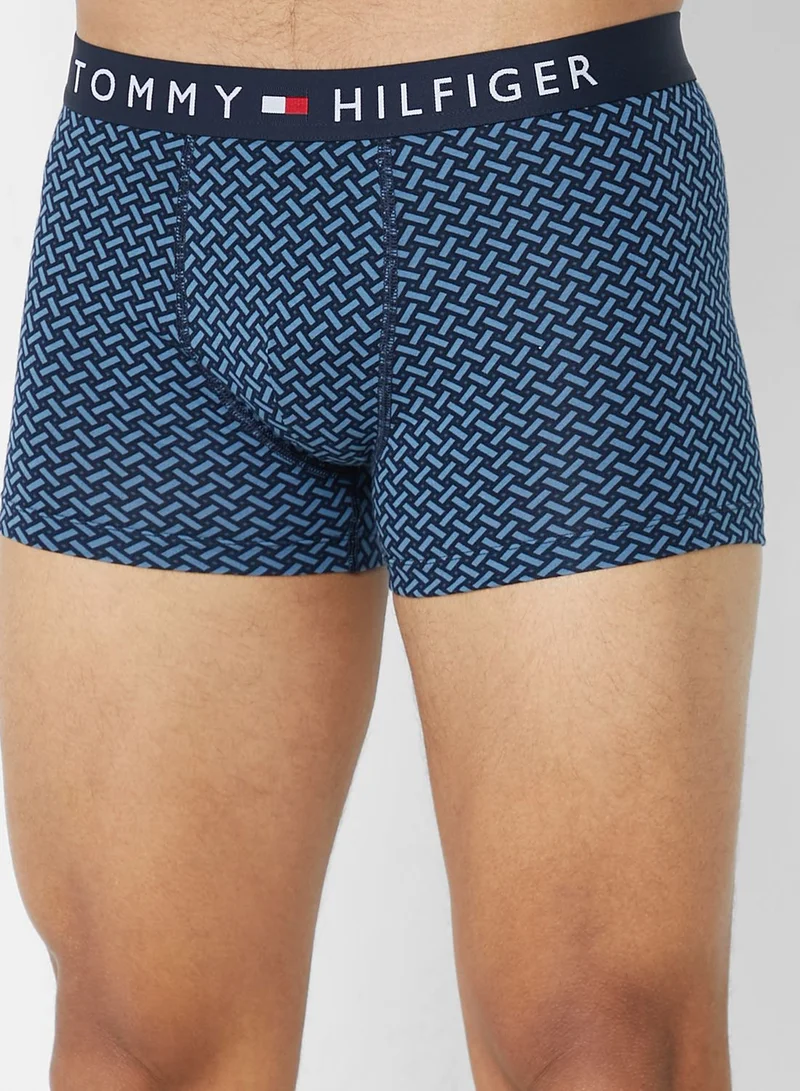 TOMMY HILFIGER Logo T-Shirt & Trunks With Socks