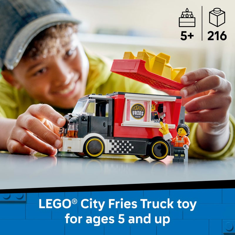 LEGO City Fries Food Truck - Toy Building Set 60488  (Age 5+, 216 Pieces) - Image 3