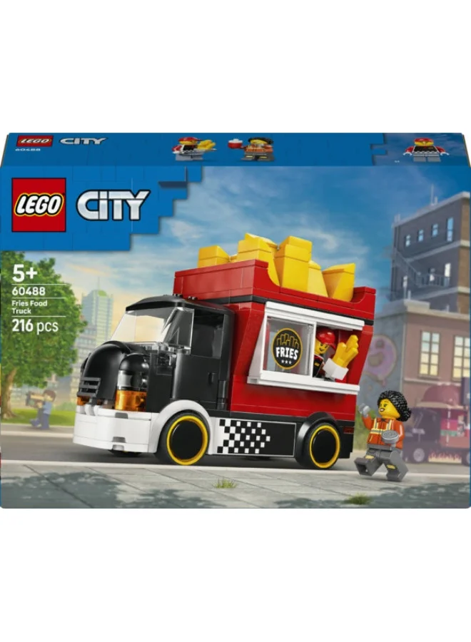 LEGO City Fries Food Truck - Toy Building Set 60488  (Age 5+, 216 Pieces)