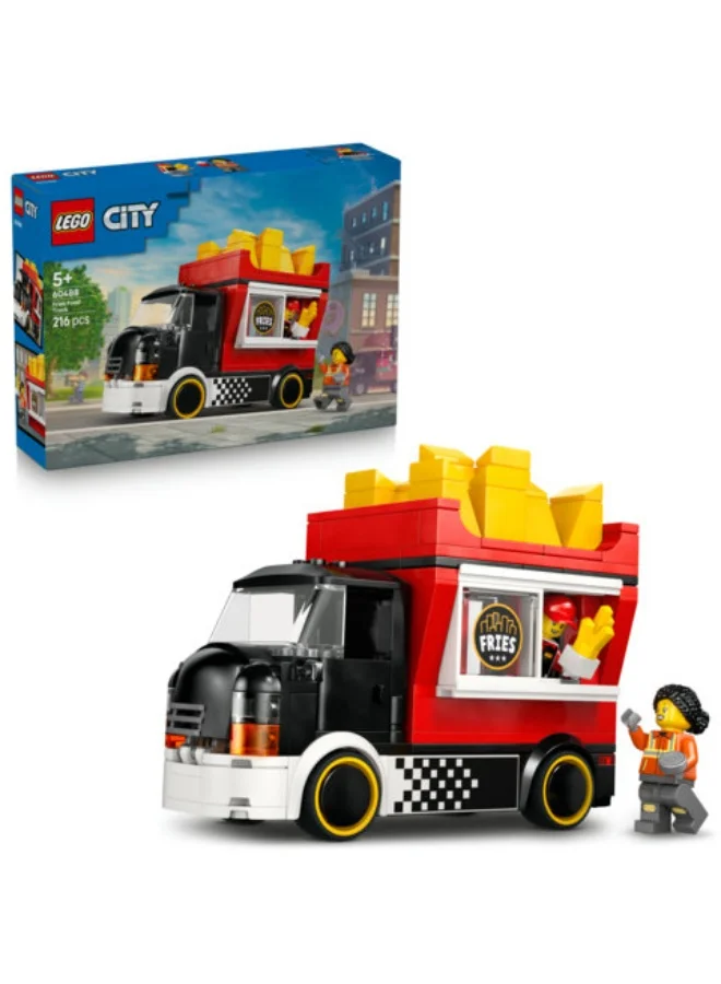 LEGO City Fries Food Truck - Toy Building Set 60488  (Age 5+, 216 Pieces)