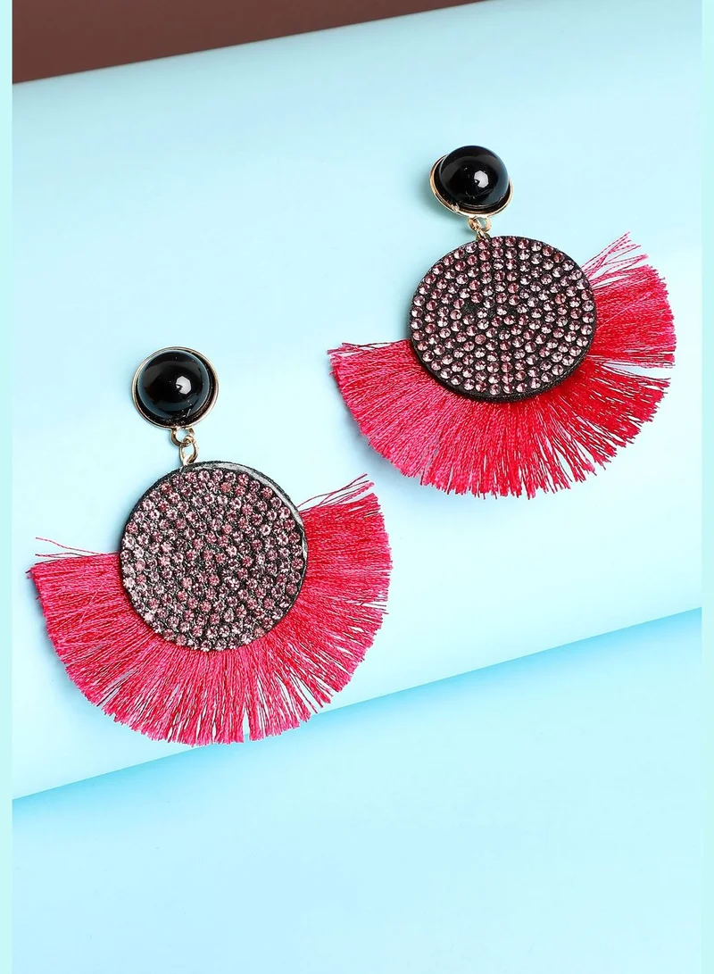 SOHI Trendy Designer Stone Drop Earring