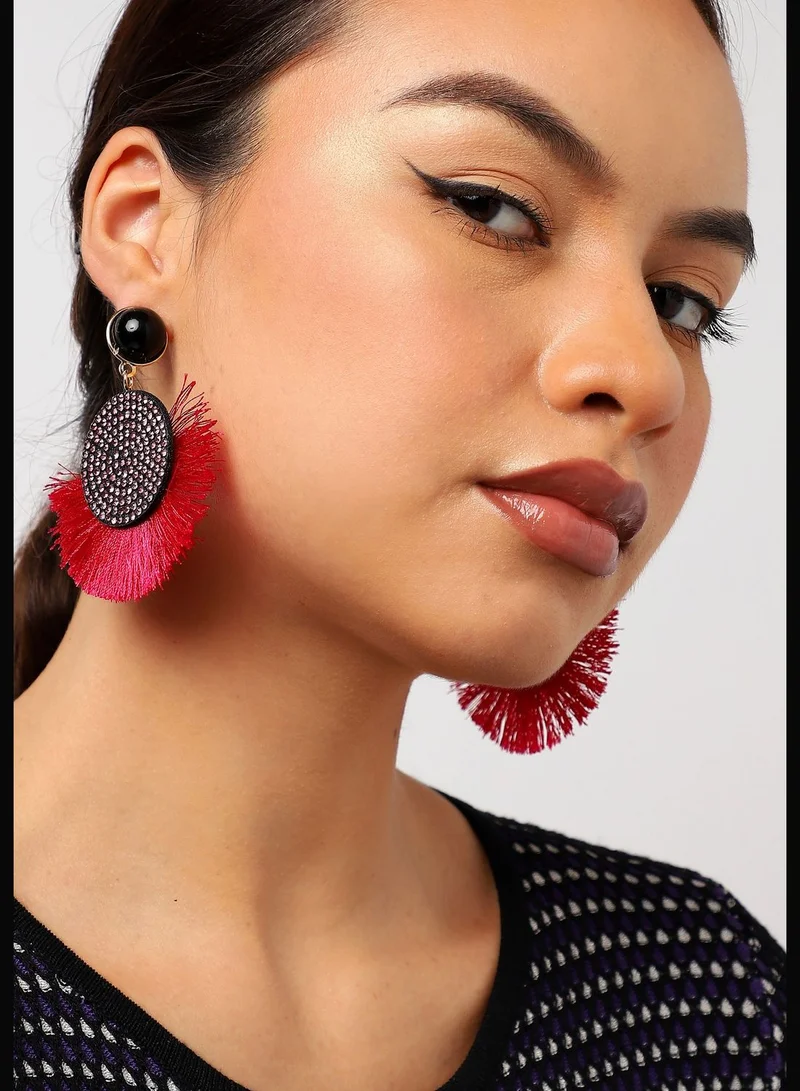 SOHI Trendy Designer Stone Drop Earring