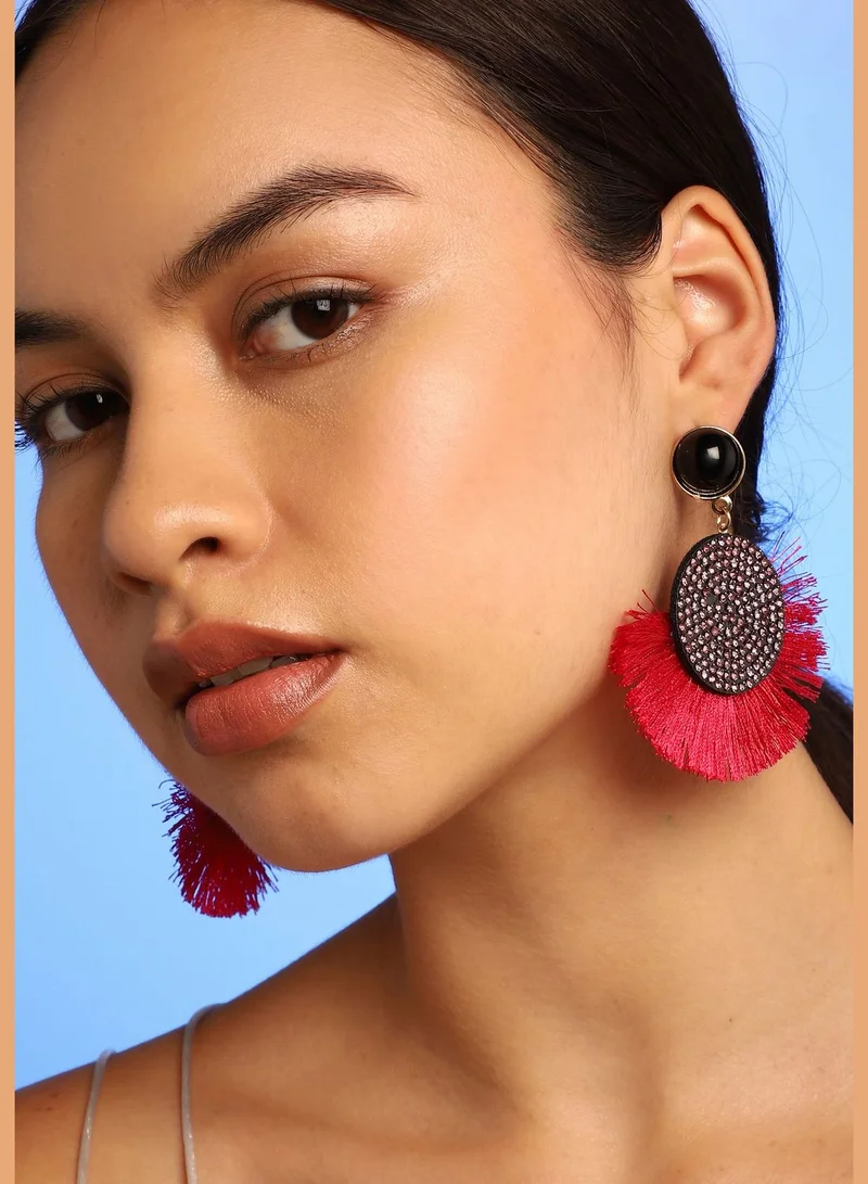 SOHI Trendy Designer Stone Drop Earring