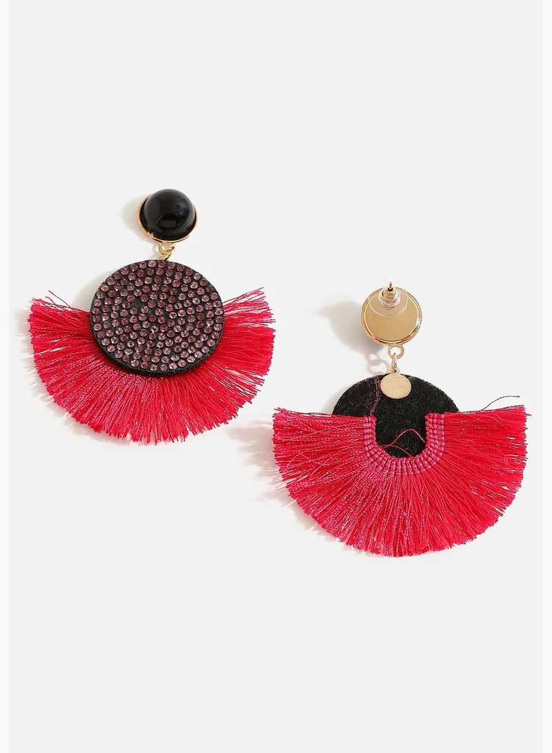 SOHI Trendy Designer Stone Drop Earring
