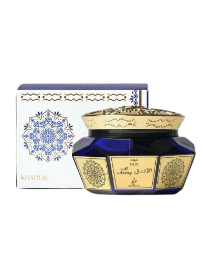 خدلج بخور عود معطر الأزرق 40 جرام من خدلج – عطر منزلي فاخر بالعود لتعطير وإزالة الروائح - Image 3