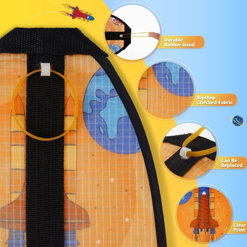 ويرنساي 3 PCS Mini Slingshot Kites - Thumb exper kite beach toys gift for bevel ageen عمود من 4 إلى 18 عامًا ، من السهل أن تطير إلى ماء غير مضاد للرياح. - Image 5