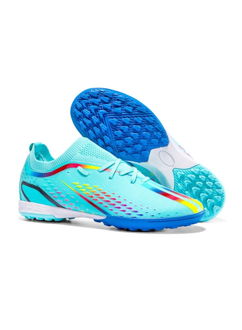 Loquat Low-Top Competition Sports Football Shoes Teal Blue  - Image 2