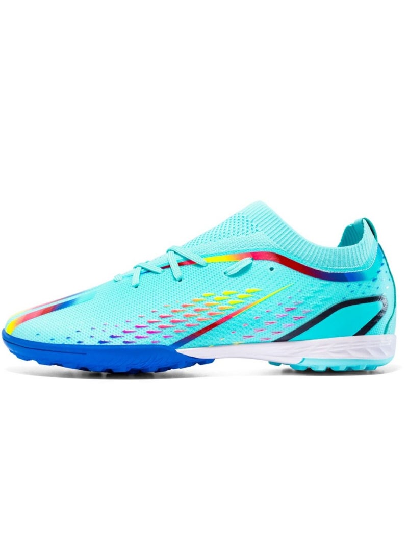Loquat Low-Top Competition Sports Football Shoes Teal Blue  - Image 1