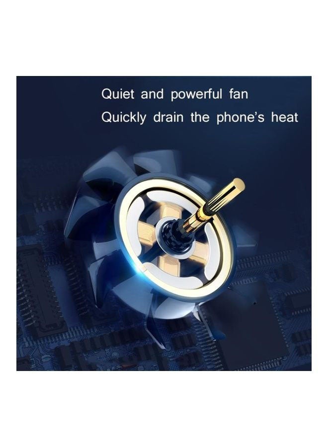 BGM Portable All-in-one Fan Mobile Phone Radiator with Colorful Lights - Image 4