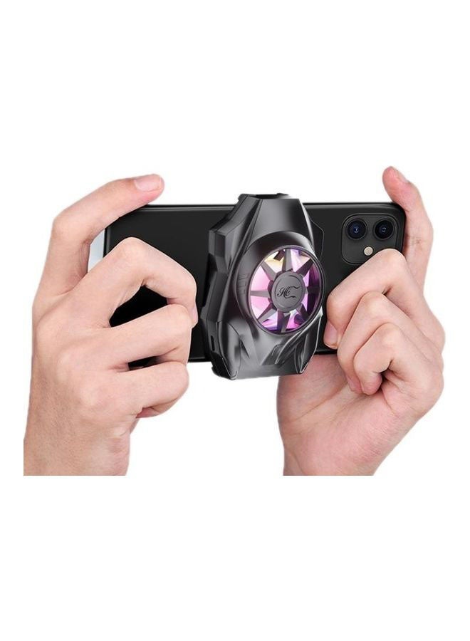 BGM Portable All-in-one Fan Mobile Phone Radiator with Colorful Lights - Image 1