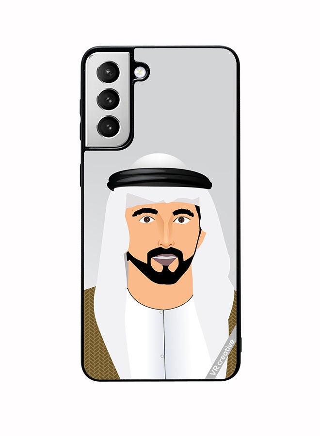 VR CREATIVE Protective Case Cover For Samsung Galaxy S22 Plus 5G Sheikh Hamdan Bin Mohammed Bin Rashid Al Maktoum Design Multicolour - Image 1