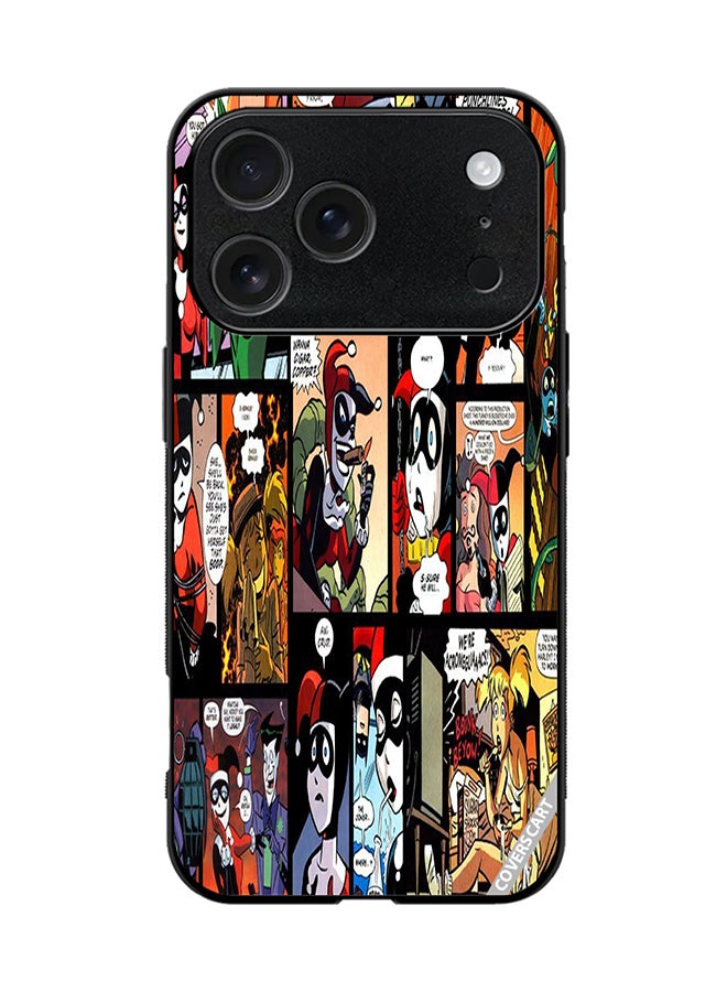 COVERSCART Protective Case Cover For Apple iPhone 17 Pro Comic Design Multicolour