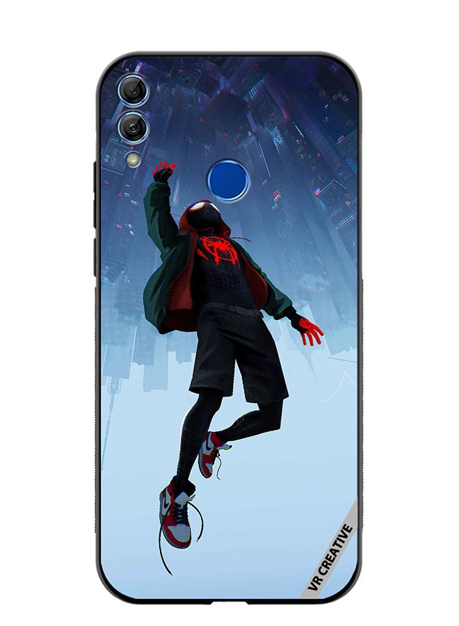 VR CREATIVE Protective Case Cover For Honor 10 Lite Spiderman Design Multicolour