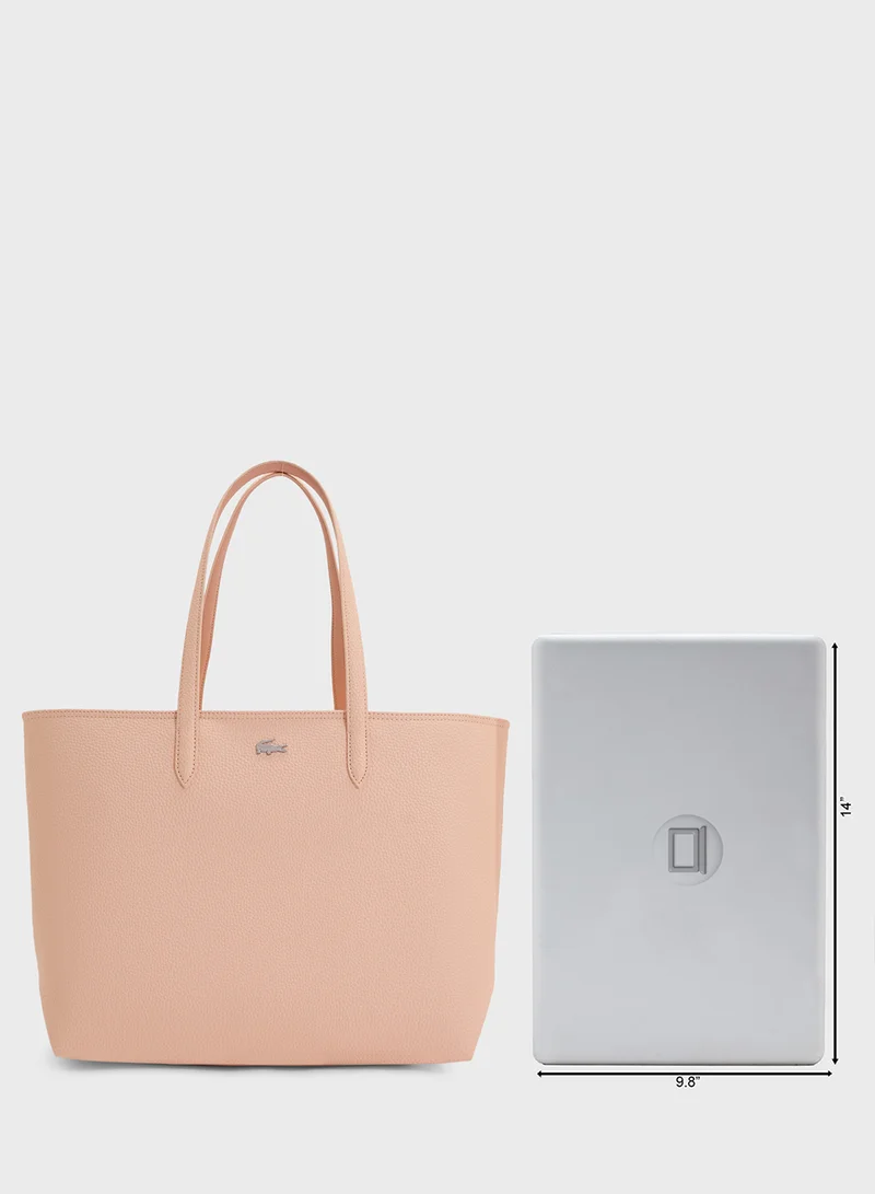 LACOSTE Essentials Top Handle Zip Over Tote